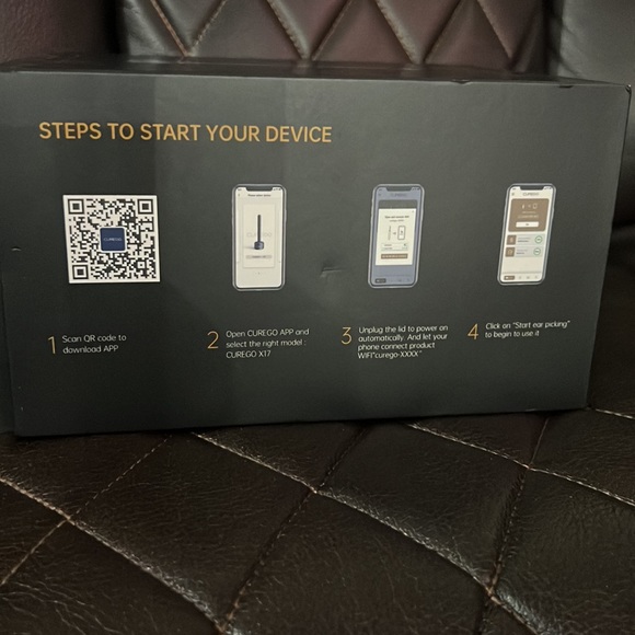 Curego X17 Pro Max Ear Wax Removal Camera | Blue - Picture 3 of 3